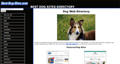 Desktop Screenshot of best-dog-sites.com