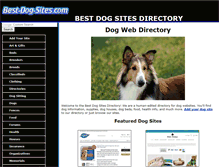 Tablet Screenshot of best-dog-sites.com